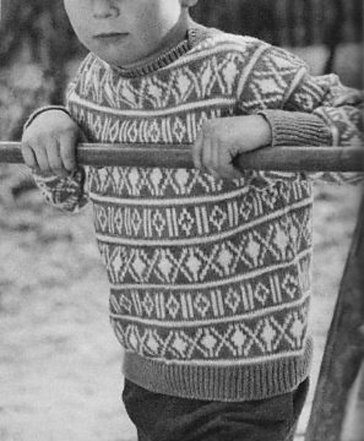 1110 Boy's Fairisle Sweater