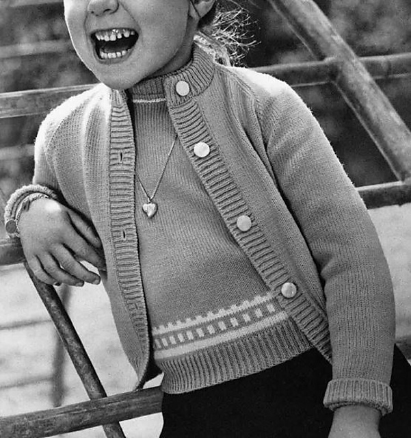 1075 Girl's Cardigan