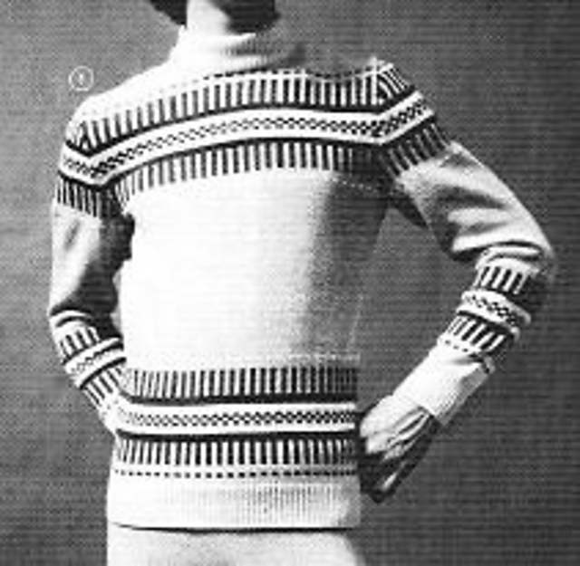 1716 Lady's Fairisle sweater