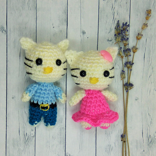 Cat girl and boy