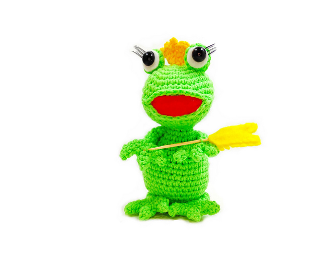 Frog Princess with crown