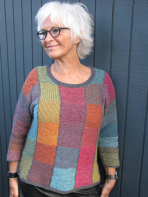Ravelry: Colorful Sweater in Coast Yarn pattern by Ketty Conrad