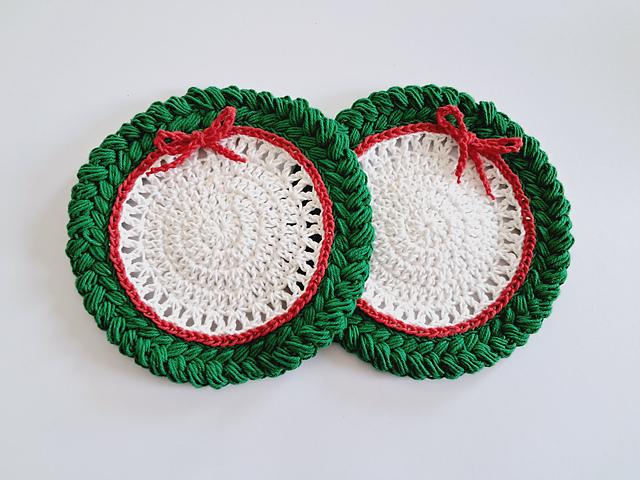 Christmas Wreath Coaster