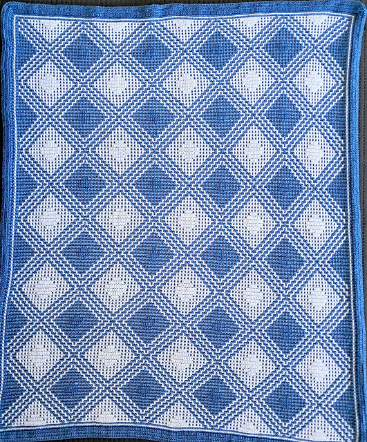 Domino Diamonds Overlay Mosaic