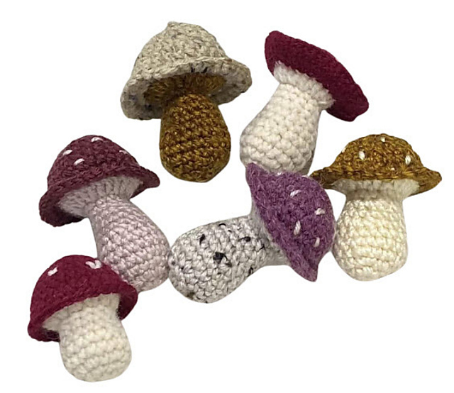 Amigurumi Mushrooms