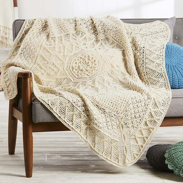 Vintage Mandala Throw