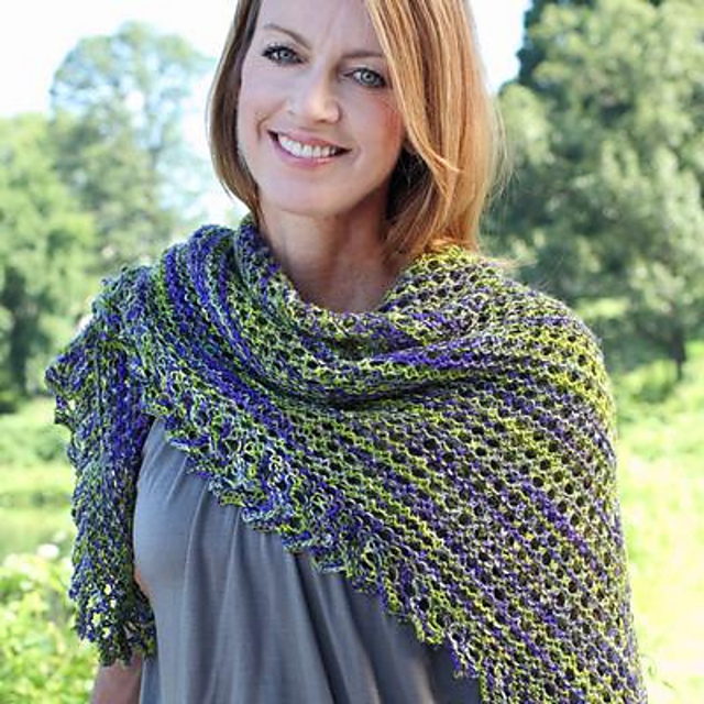 Ajuga Shawl