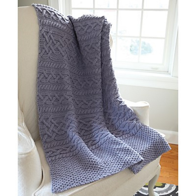 Thaw Cabled Blanket