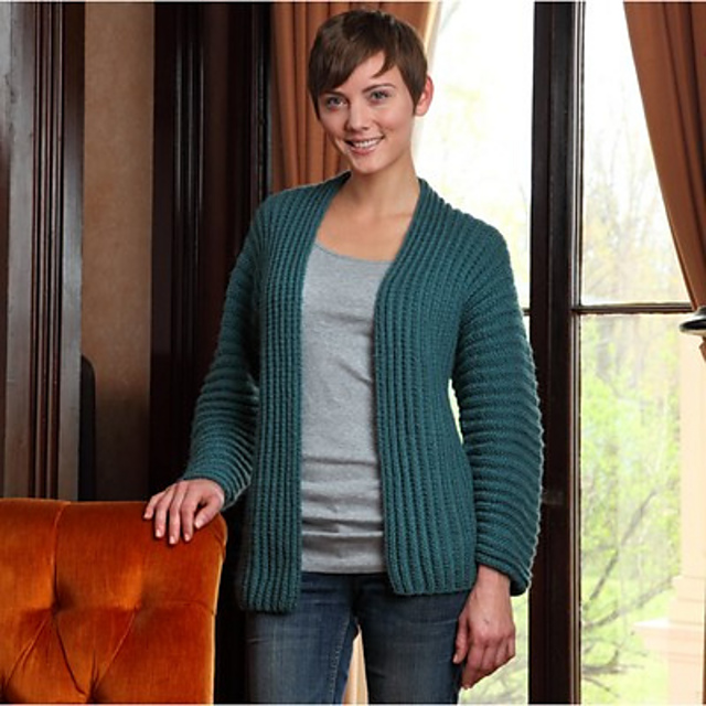 Flowing Rib Cardigan