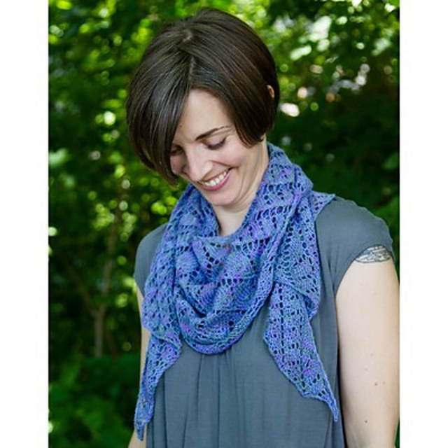 Russian Sage Shawl