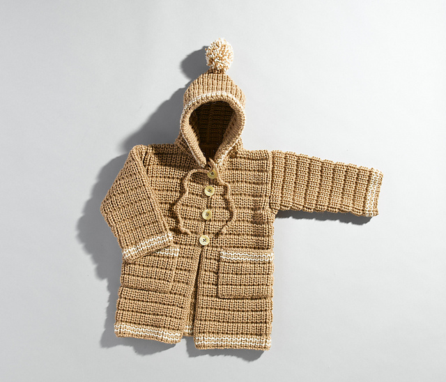 Brioche Rib Child's Coat
