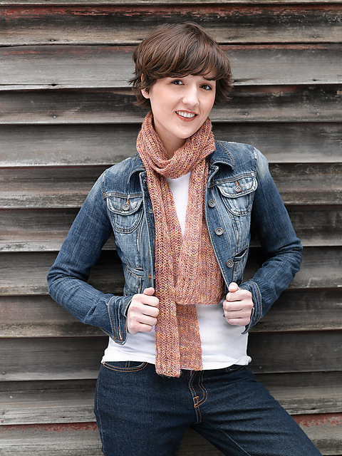 Lacy Brioche Scarf