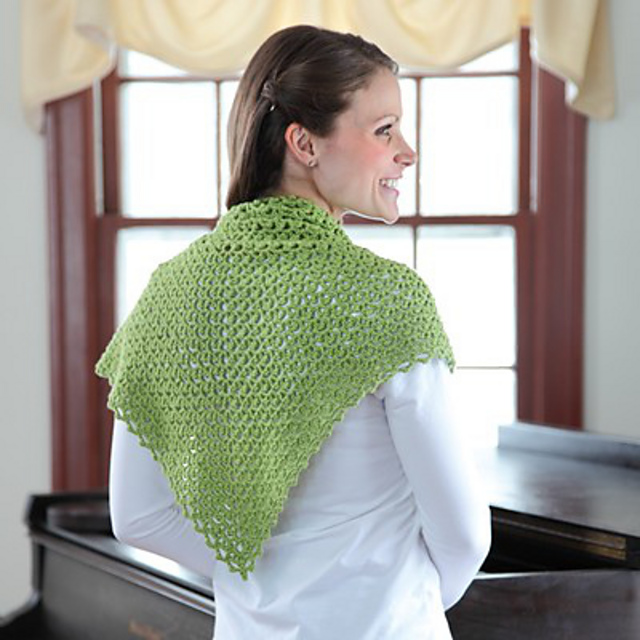 Pincushion Moss Shawl