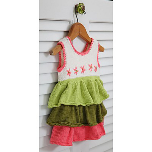 Flower Garden Ruffled Dress