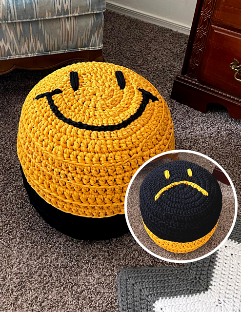 Reversible Ottoman Cover