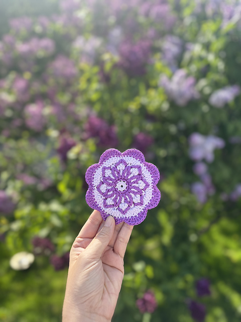 Dahlia Mosaic Coaster