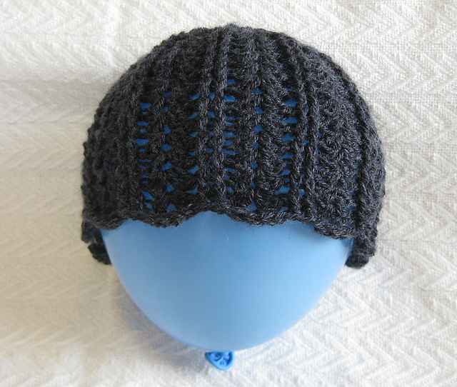 Shells and Posts Baby Hat