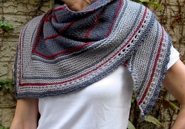 Mardi Gris Shawl