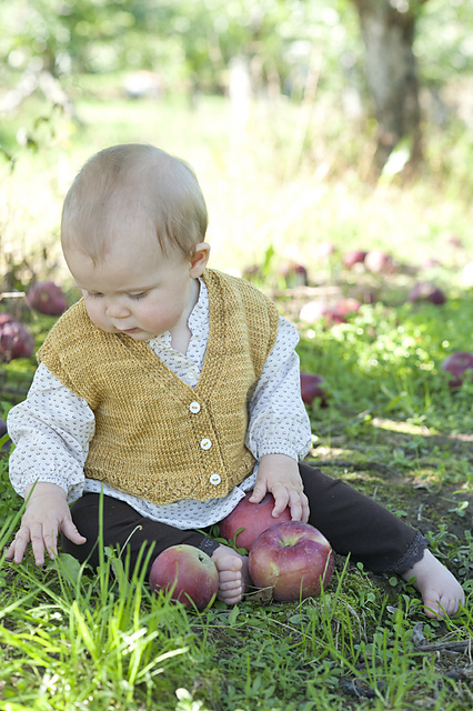Golden Lace Baby Cardigan