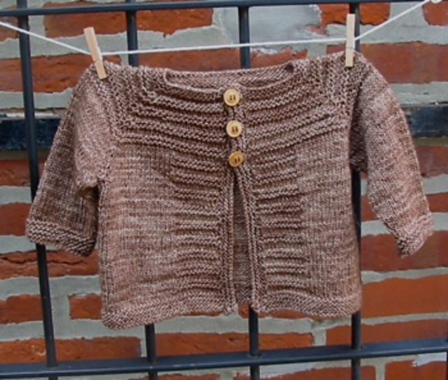 Teddy Boy Baby Cardigan