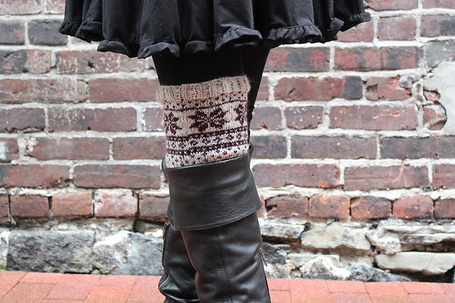 Snowflake Boot Cuffs