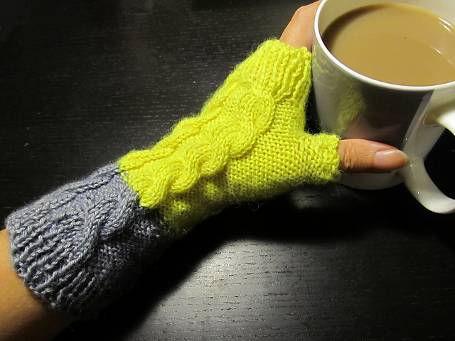 Intergalactic Neon Glow Gloves