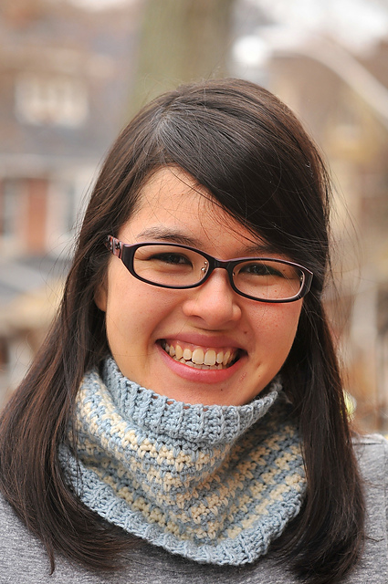 Crocheted Toothed Cowl