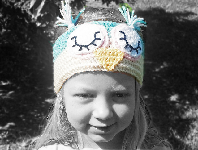 Owl Headband / Ear Warmer