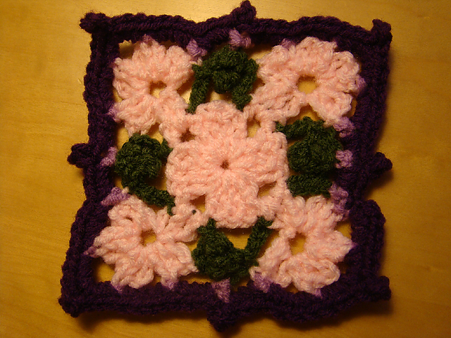 Spring Blossoms Square Motif