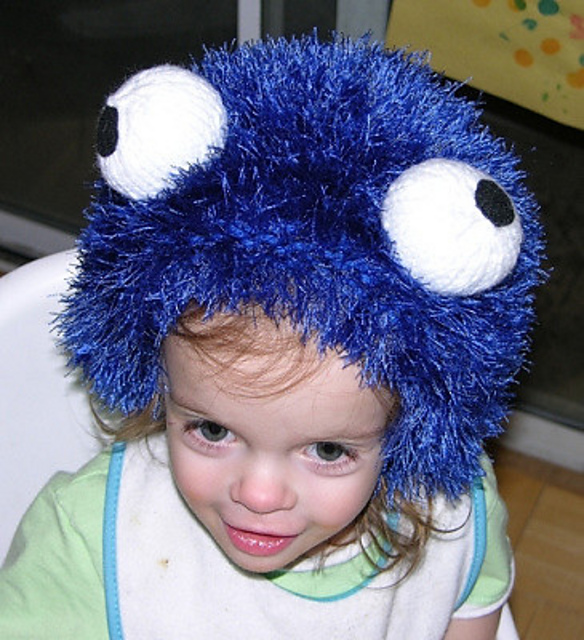 "Blue Fuzzy Monster Who Likes Baked Goods" Hat