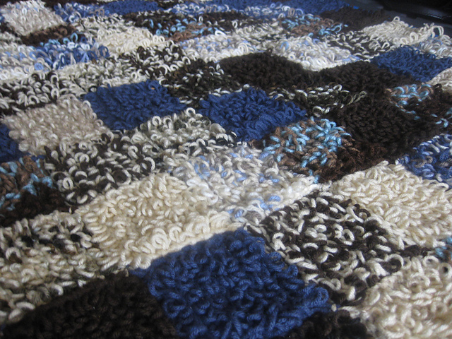 Loopy Patchwork Rug