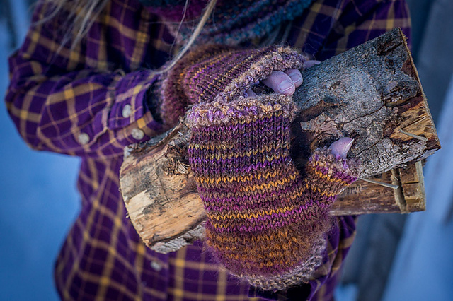 Fusion Fingerless Mitts