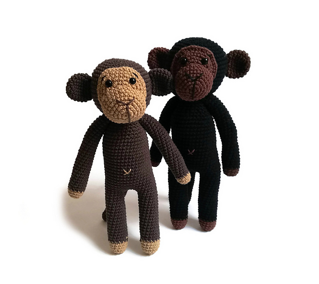 Ravelry: Frankie the monkey - amigurumi pattern by kim bengtsson friis