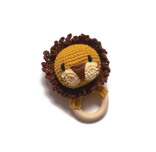 Lion teethering - teether - rattle