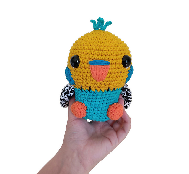 Amigurumi Budgie Parrot Bird