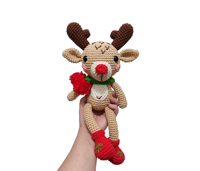 DASHER the christmas reindeer