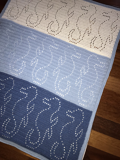 Mr. Seahorse Baby Blanket