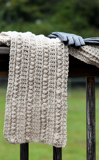 Popcorn Columns Scarf
