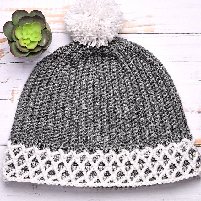 Lattice Brim Hat