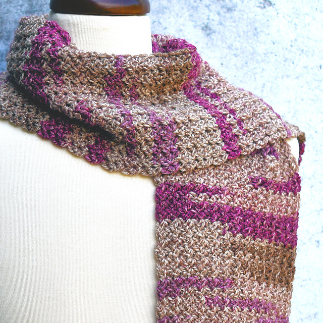 Knit Look Beginner Scarf