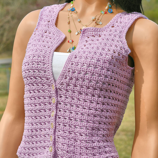 Ravelry: Lilac Lace Cardigan pattern by Kim Guzman