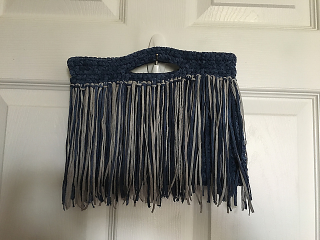Fringed Suede Bag