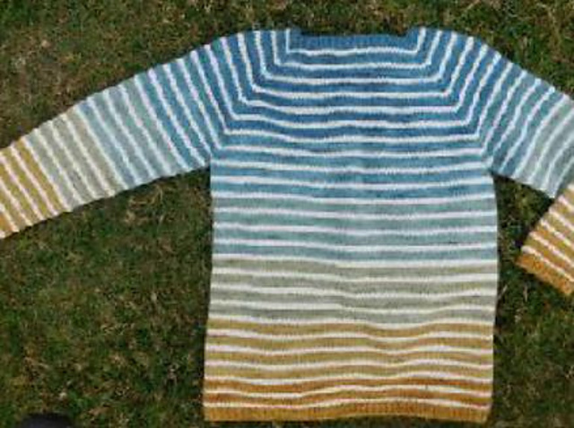 Good Karma Farm Striped Pullover