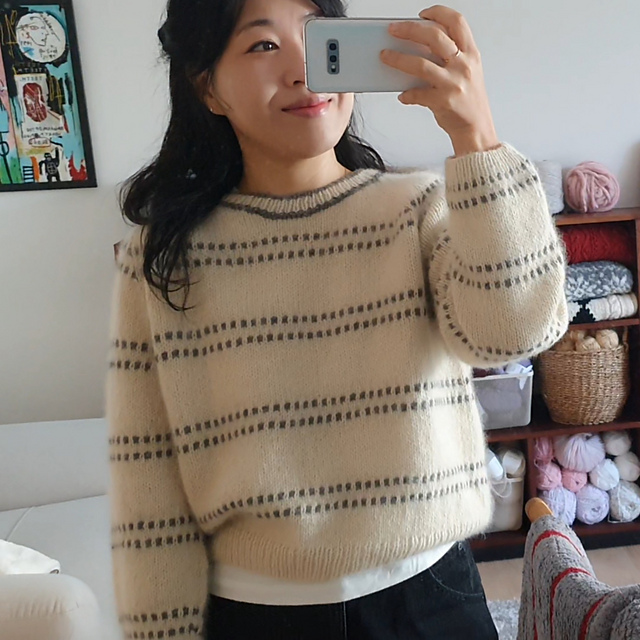 Dotty Stripe Sweater
