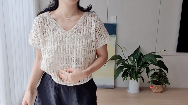 Pure Lace V-Neck T-Shirt