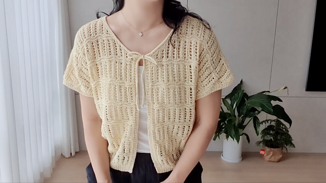 Pure Lace open Cardigan