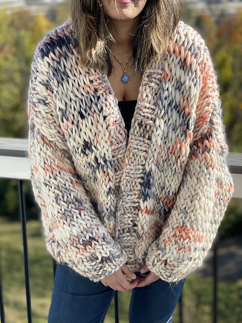 Ravelry: Colorado Roadtrip Outlander Oversized Cardigan pattern by