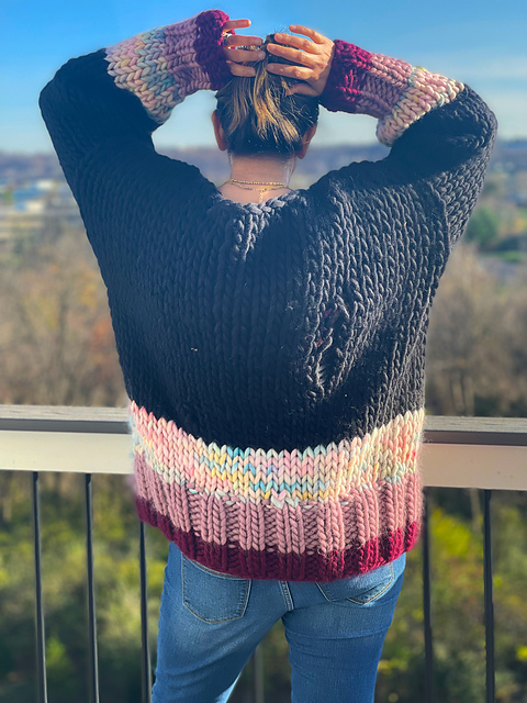 Distressed Outlander Pullover Jumper Sweater