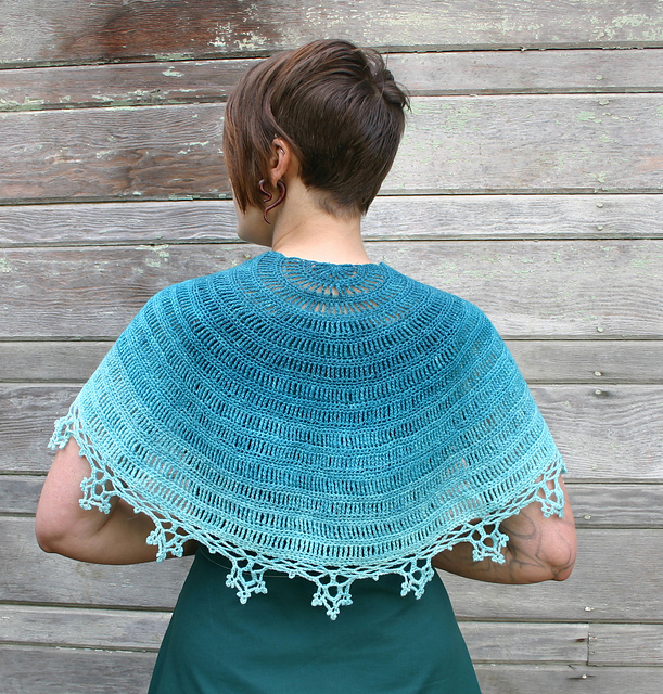 Ice Crystals Capelet