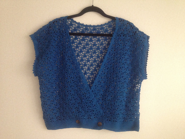 #12 French Sleeve Cache-coeur Vest フレンチスリーブのカシュクールベスト